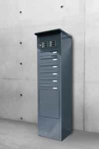 Industrial room wall mockup psd in concrete